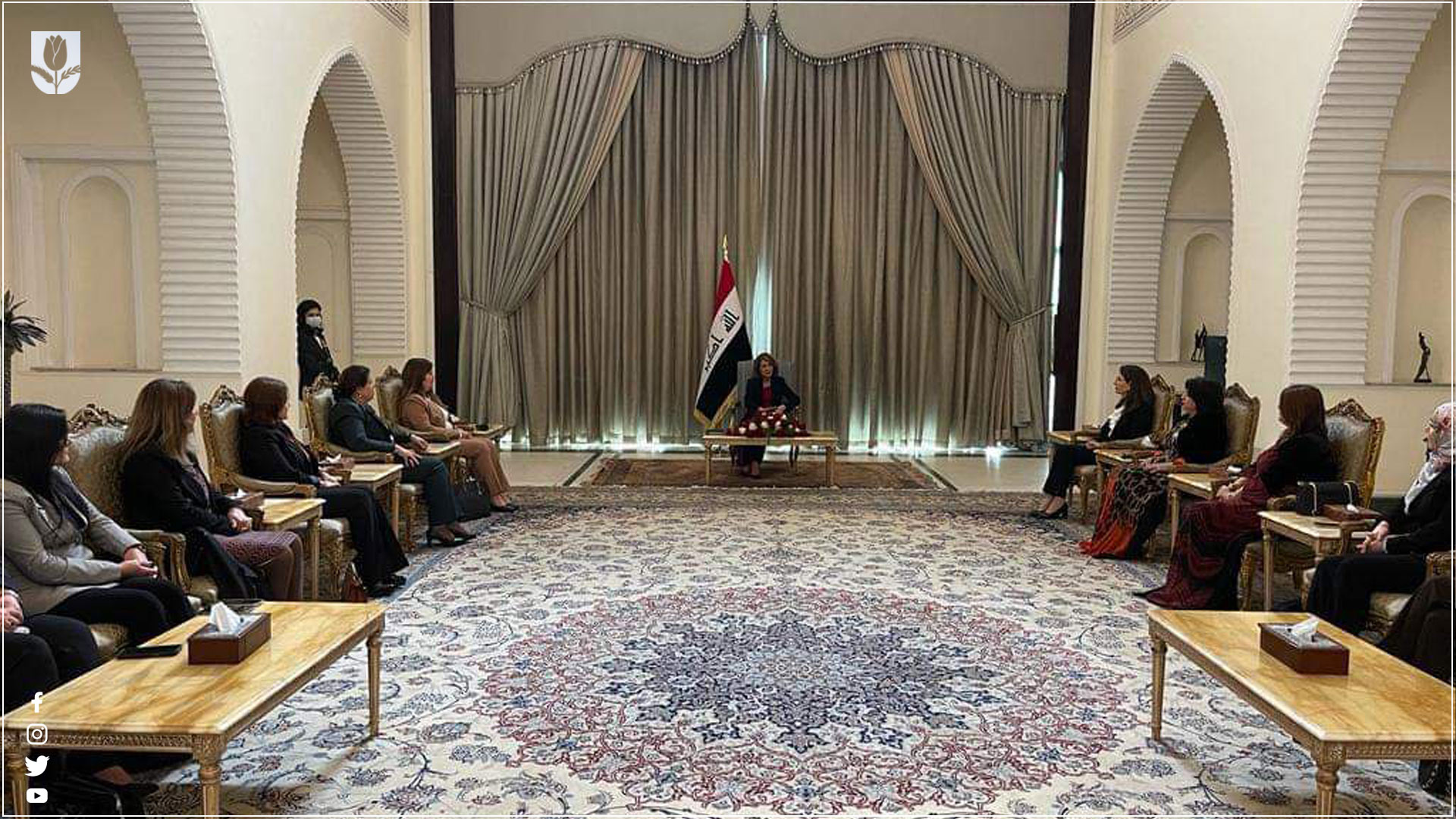 Iraqi First Lady Women Can Hold High Level Posts